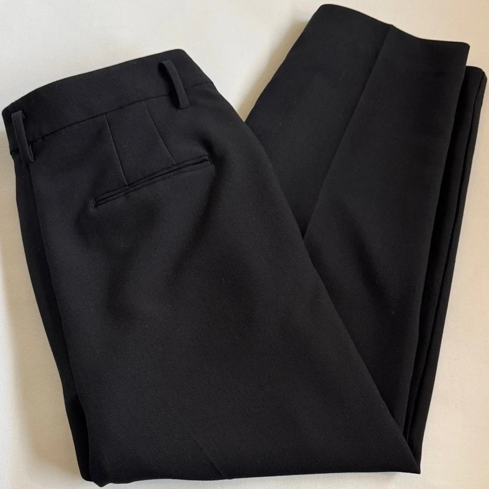 Ann Taylor The High Rise Pleated Taper Pant in Fluid Crepe 10P - Picture 5 of 5